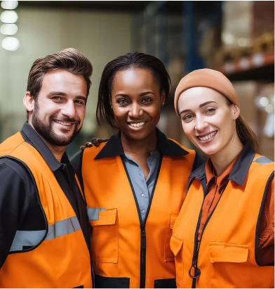 team staff member delivery service in Canada